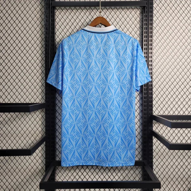 Camisa Retrô Lazio Umbro 1991/92 Masculino Branco e Azul