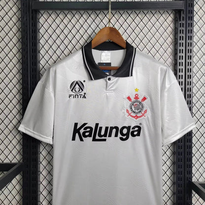 Camisa Corinthians Fora 1994 - Versão Retrô Branca