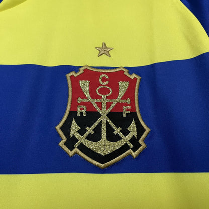 Camisa Flamengo III 2010 - Versão Retrô Batavo Amarelo e Azul