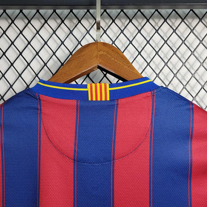 Camisa Barcelona 09/10 Home - Retrô Masculina