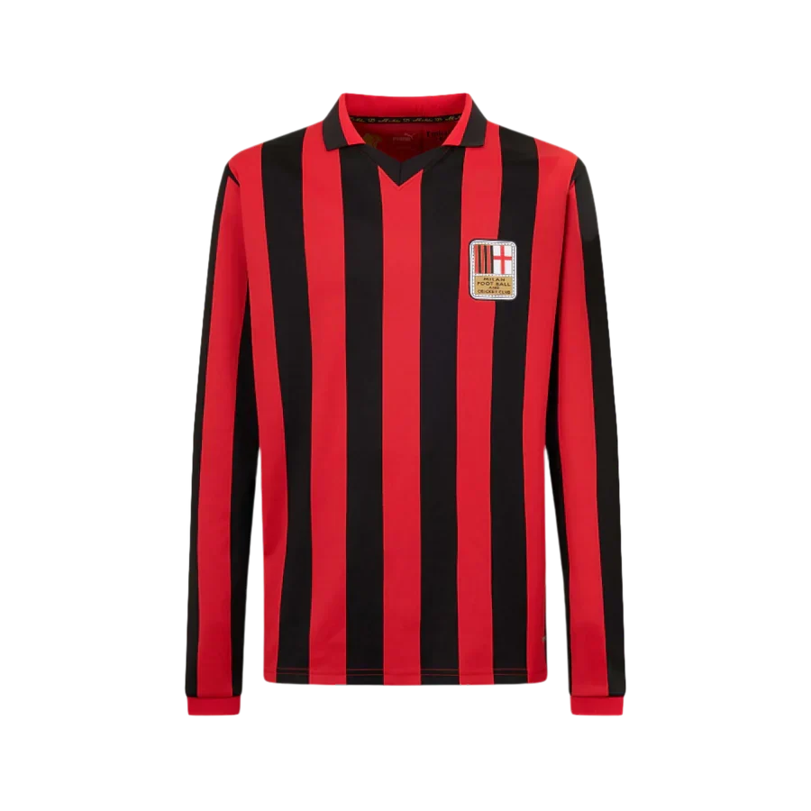Camisa Manga Longa Milan 2024/25 - Vermelho e Preto Edição Especial