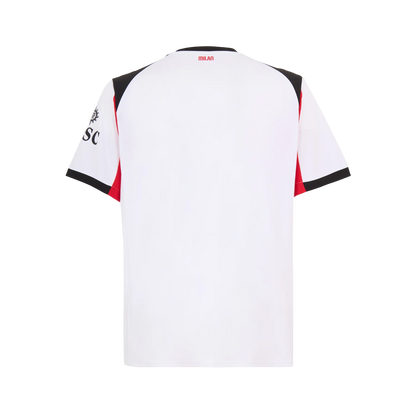Camisa AC Milan Away 25/26 - Torcedor Puma Masculino - Branco e Preto