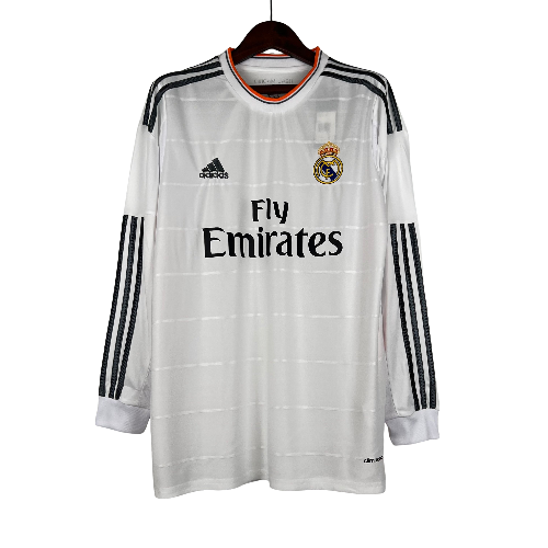 Camisa Real Madrid 13/14 Home Manga Longa - Retrô Masculina