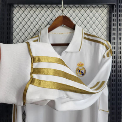 Camisa Real Madrid 11/12 Home Manga Longa - Retrô Masculina
