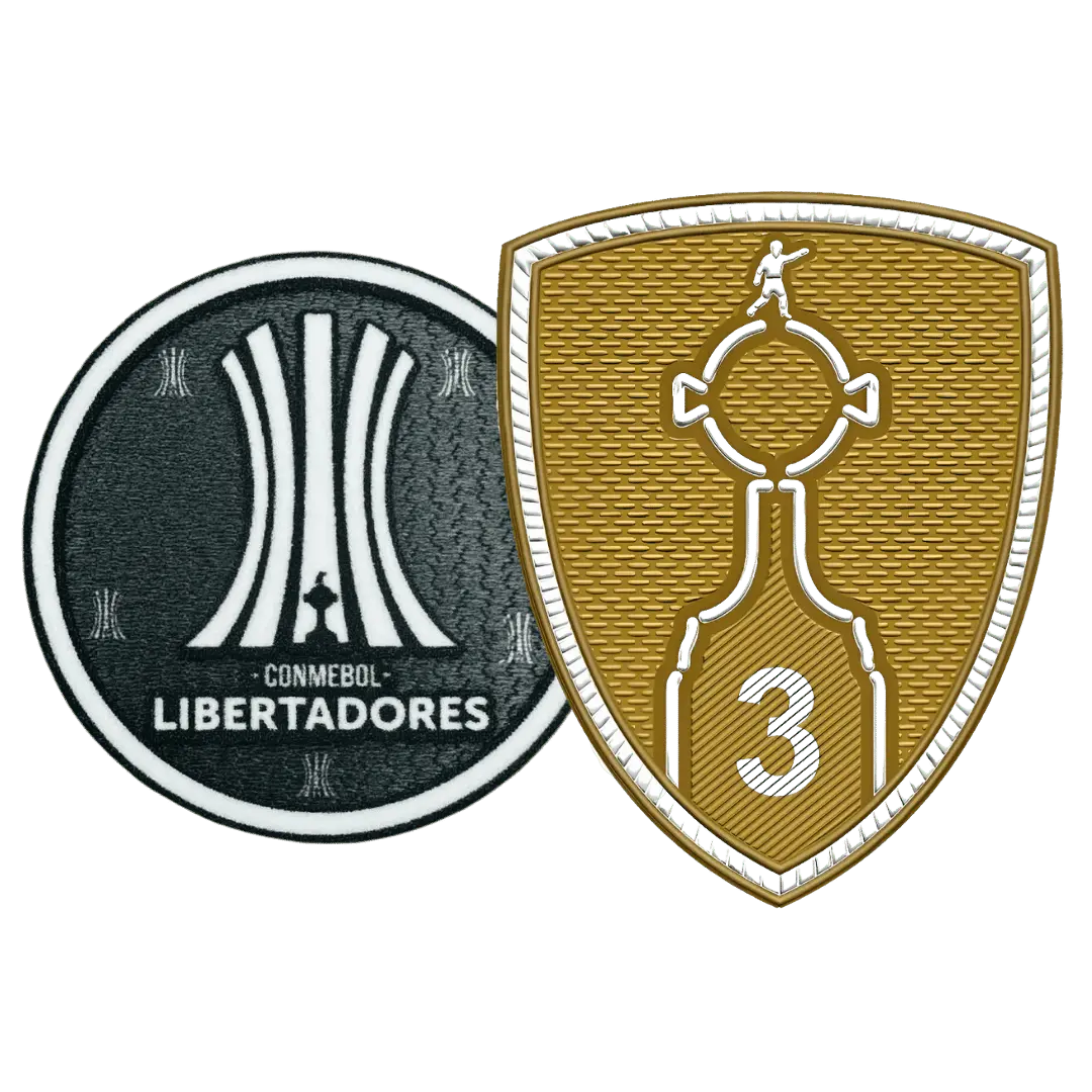 Patches Libertadores 3 Troféus