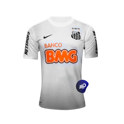 Camisa Retrô Santos I Home 2012/13 Neymar Nike Masculino Branco