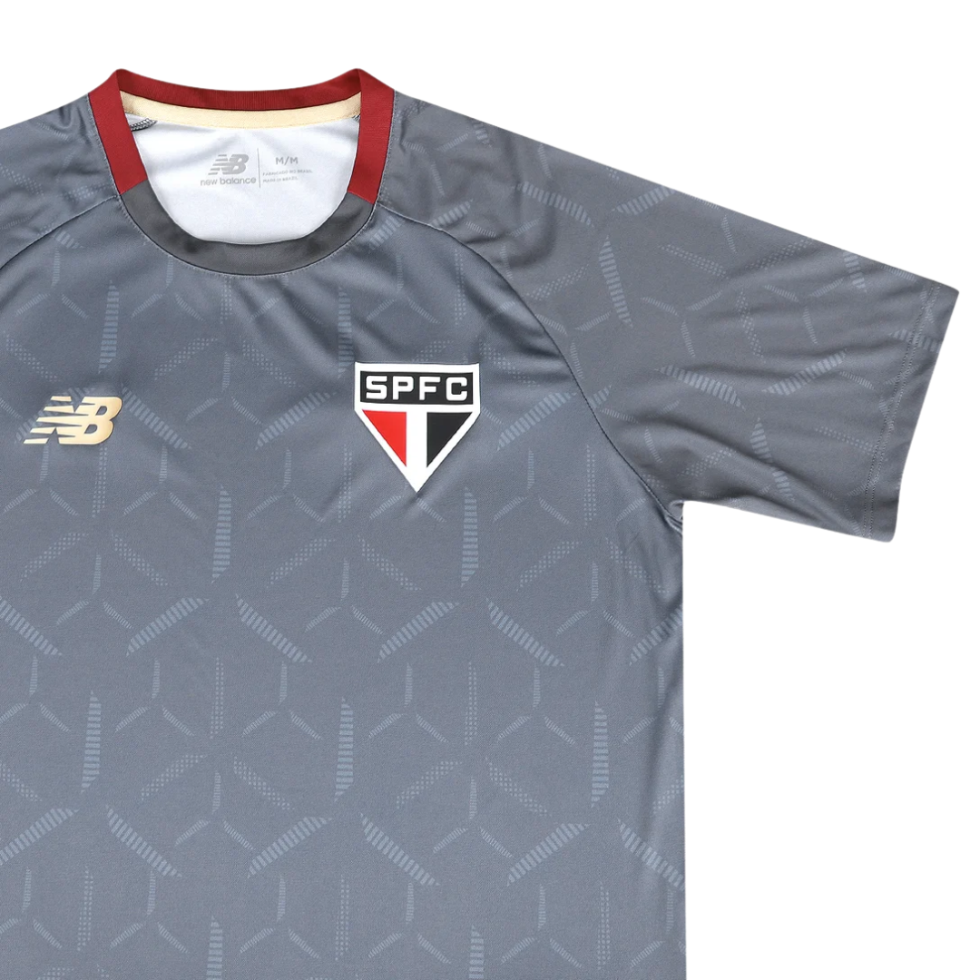 Camisa São Paulo Treino Cinza 25/26 - NB Torcedor Masculina Lançamento