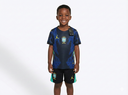 Kit Infantil Brasil Away 26/27