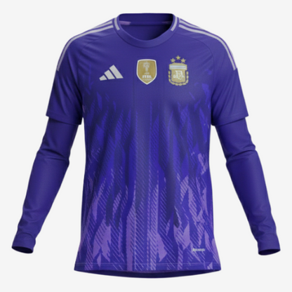 Camisa Argentina Away Manga Comprida 23/24 - Adidas Versão Torcedor