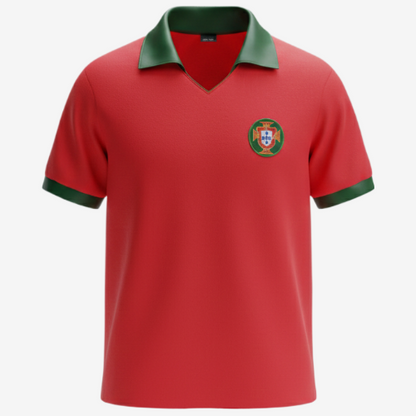 Camisa Portugal Home NIke 1972 Retrô- Vermelha