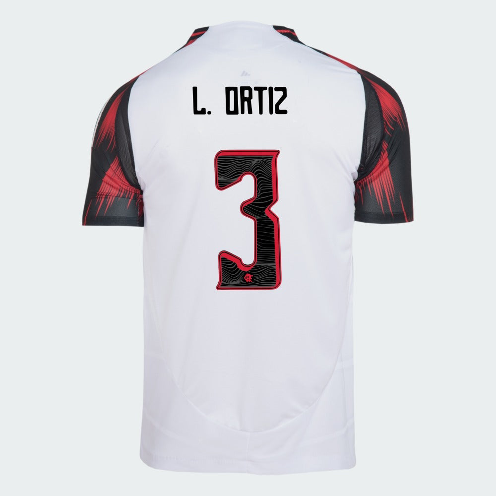 Camisa Flamengo Away 25/26 LÉO ORTIZ N° 3