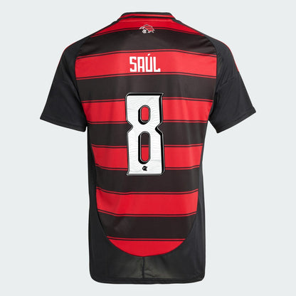 Camisa Flamengo Home 25/26 SAÚL N° 8