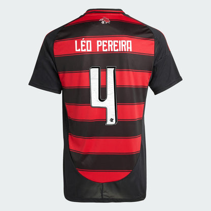 Camisa Flamengo Home 25/26 LÉO PEREIRA N° 4