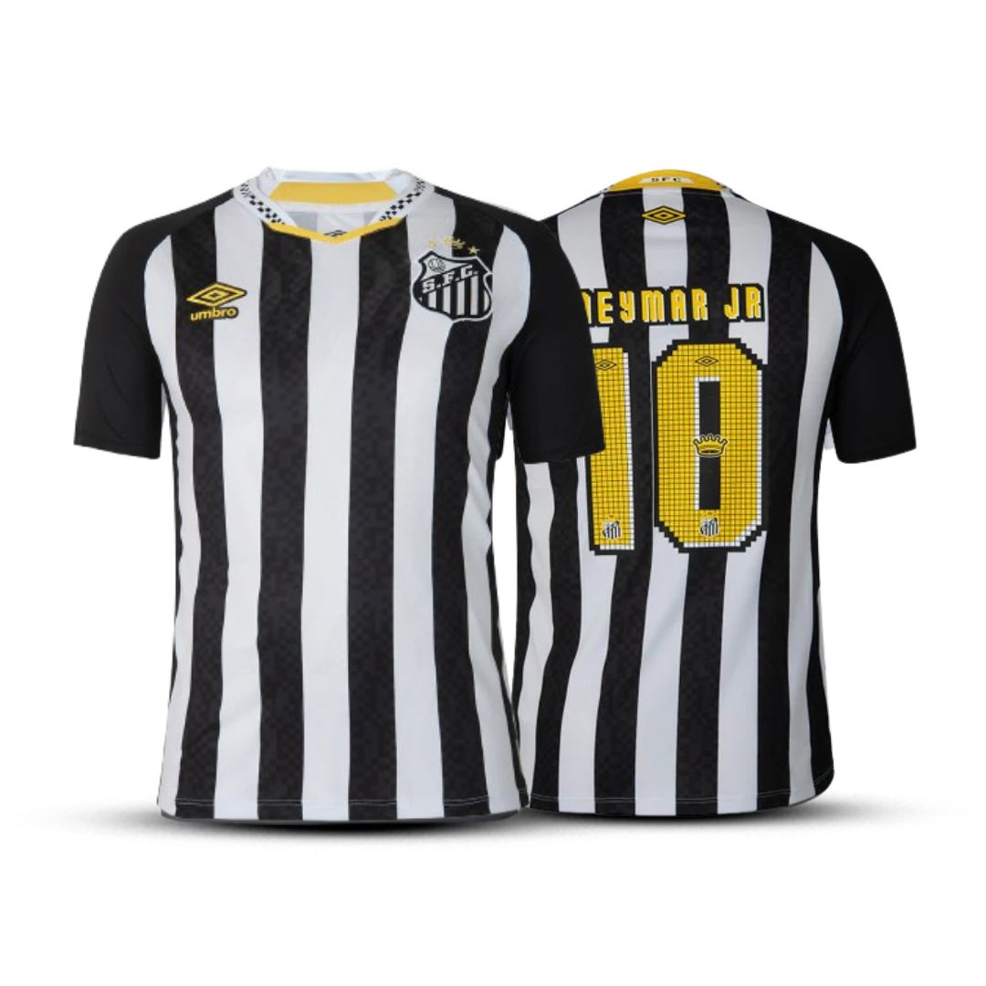 Camisa Santos FC 25/26 Away + #10 Neymar Jr - Torcedor Masculina