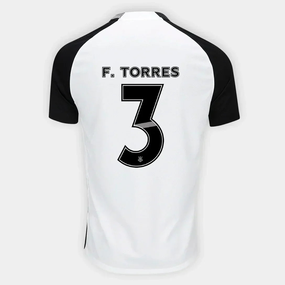 Camisa Corinthians Home 25/26 F.TORRES N° 3