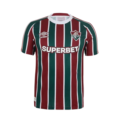Camisa Fluminense Home 25/26 - Umbro Torcedor Masculina Lançamento