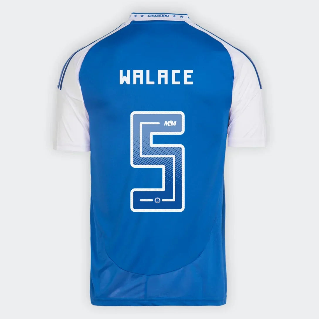 Camisa Cruzeiro Home 25/26 Walace N° 5