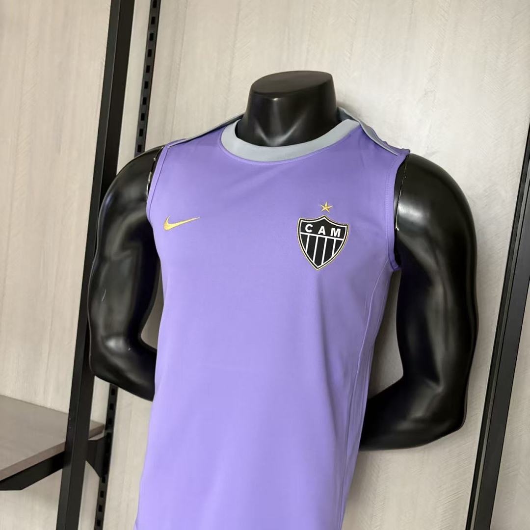 Camisa Atlético Mineiro Regata de Treino Roxa 26/27 - Adidas Torcedor Masculina