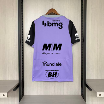 Camisa Atlético Mineiro Treino Roxa Com Patrocínios 26/27 - Adidas Torcedor Masculina