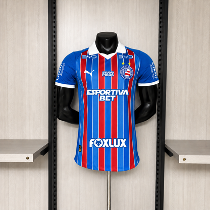Camisa Bahia Away Com Patrocínios 26/27 - Esquadrão Jogador Masculina