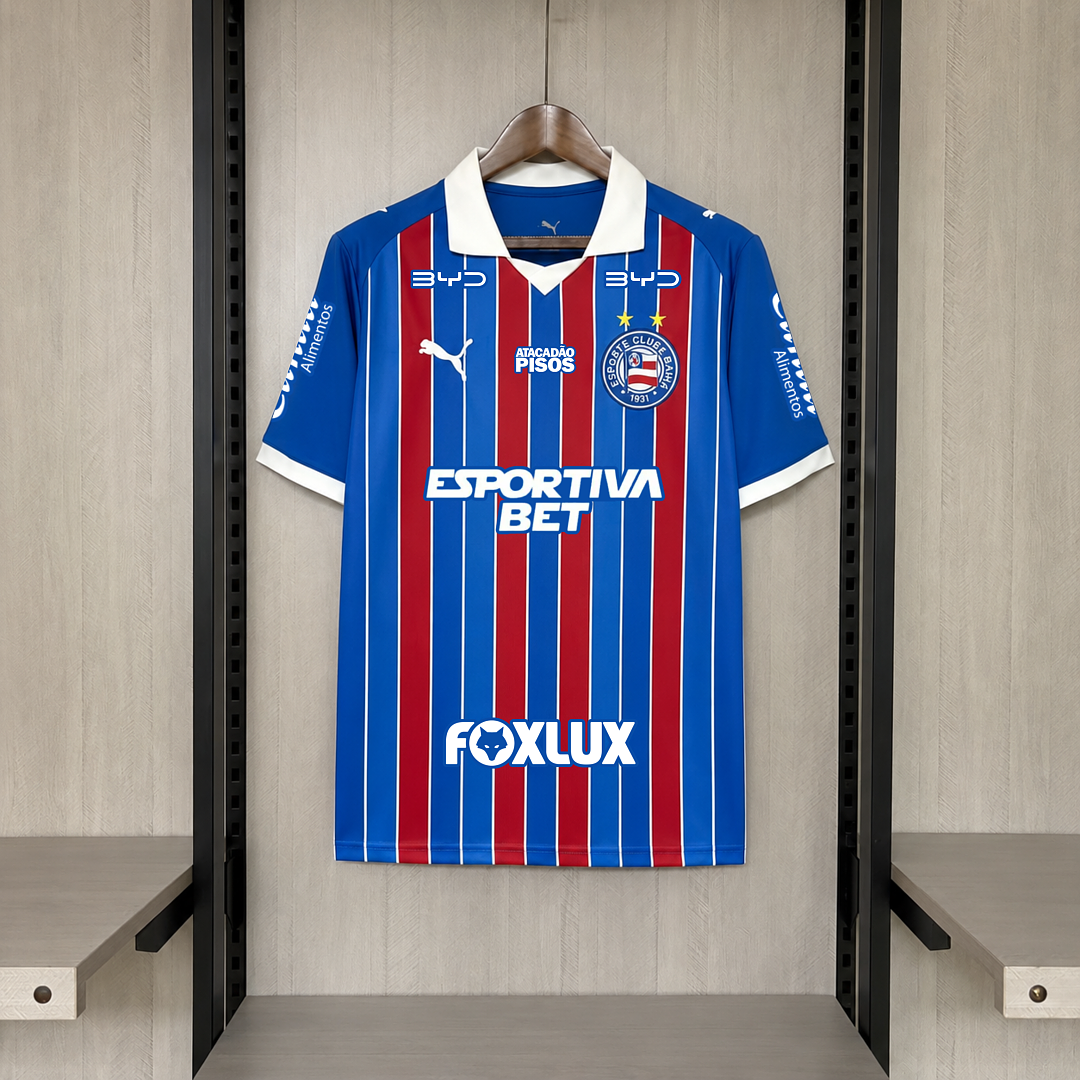 Camisa Bahia Away Com Patrocínios 26/27 - Esquadrão Torcedor Masculina
