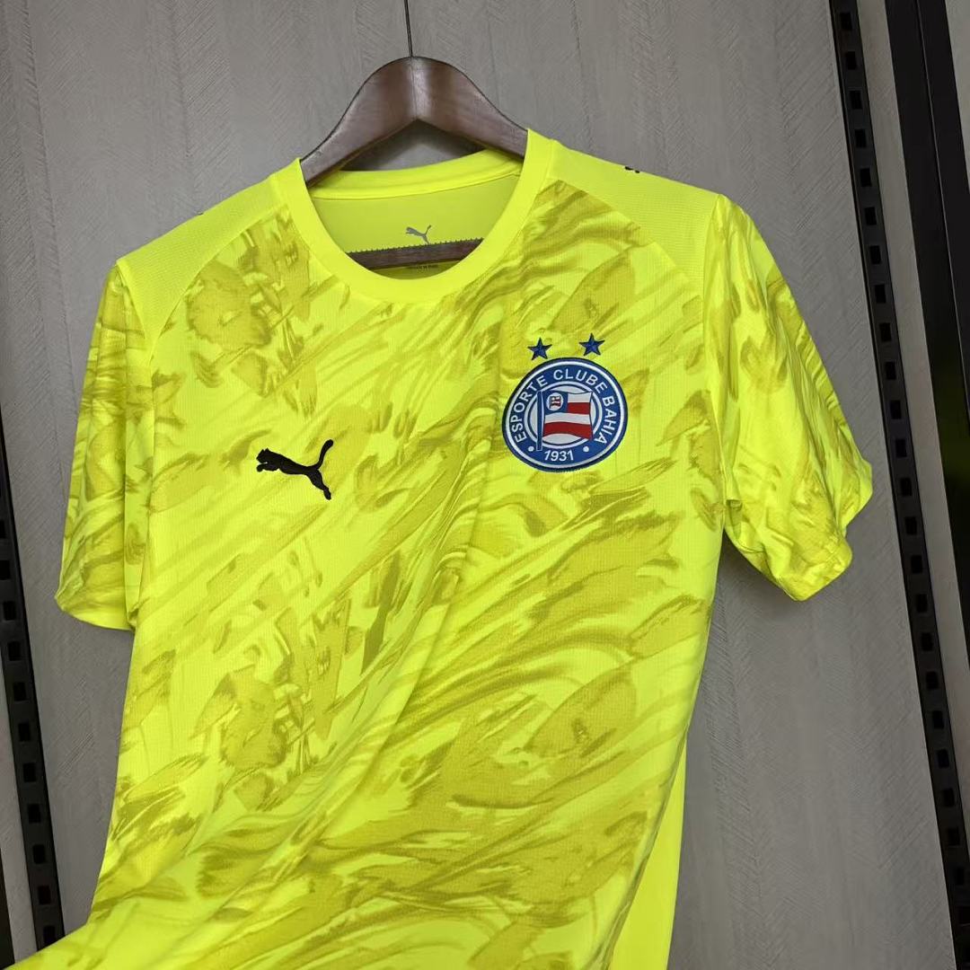 Camisa Bahia Goleiro Amarela 26/27 - Esquadrão Torcedor Masculina