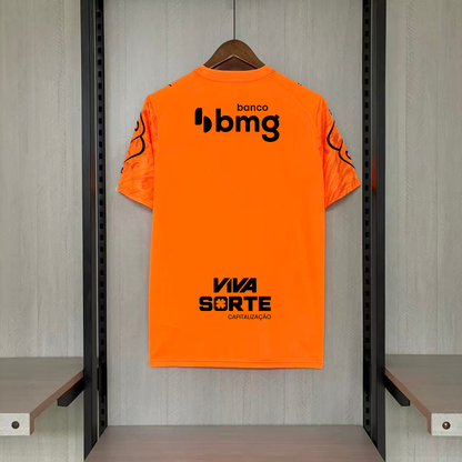 Camisa Bahia Goleiro Laranja Com Patrocínios 26/27 - Esquadrão Torcedor Masculina