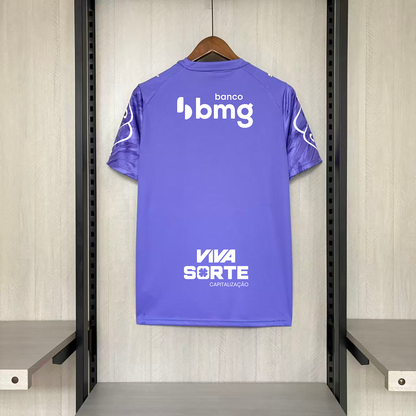Camisa Bahia Goleiro Roxa Com Patrocínios 26/27 - Esquadrão Torcedor Masculina