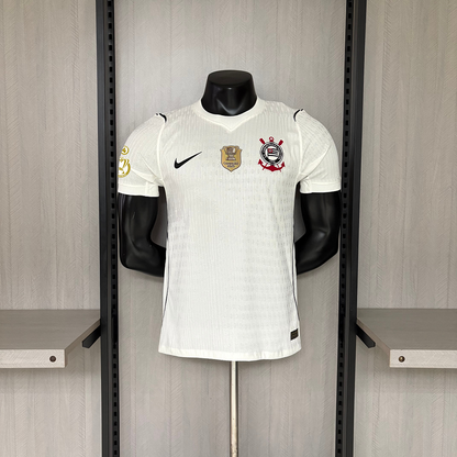 Camisa Corinthians Home Com Patrocínios 26/27 - Nike Jogador Masculina