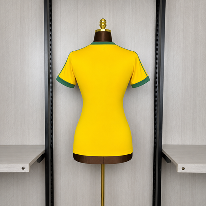 Camisa Flamengo Edição Zico Amarela 26/27 - Adidas Torcedor Feminina
