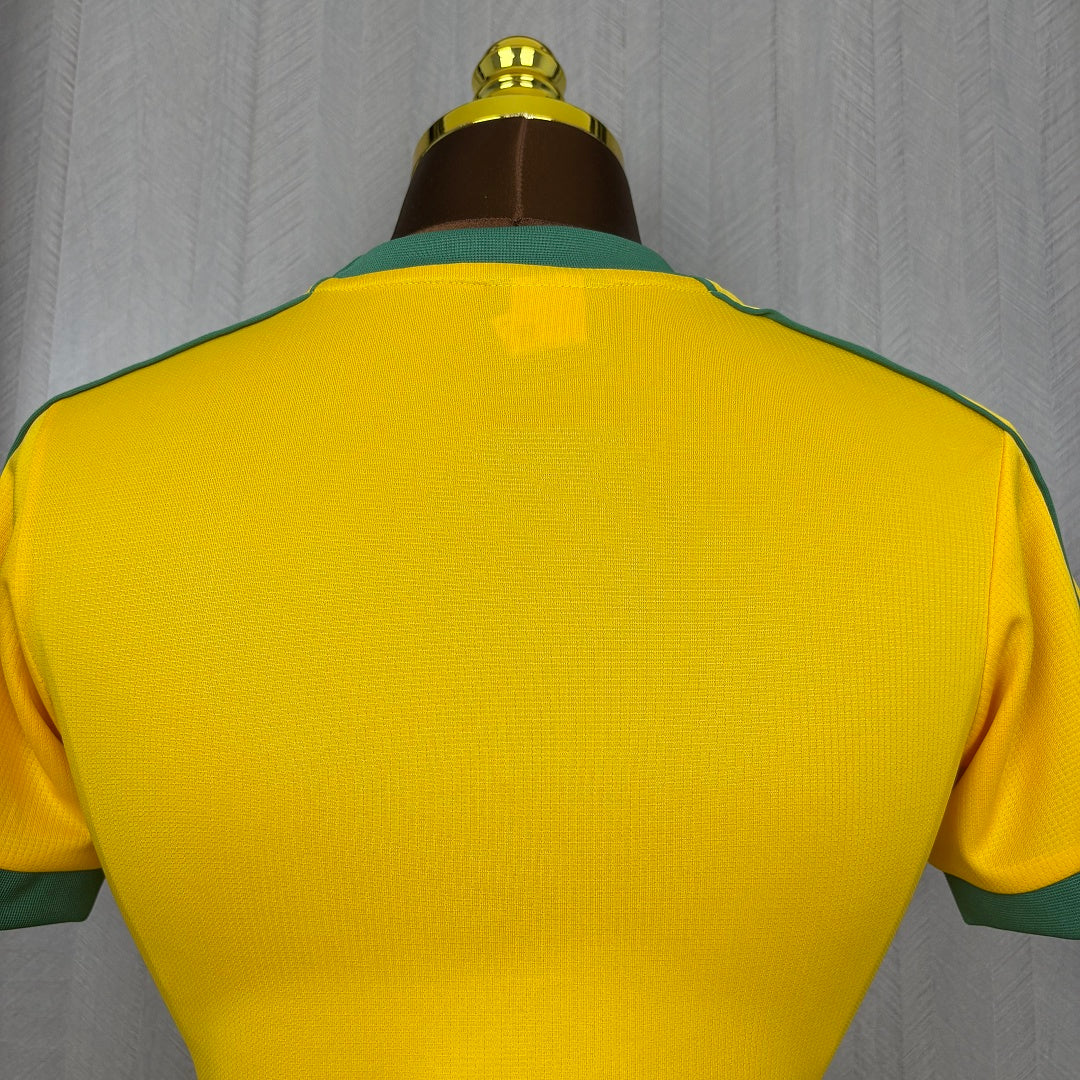 Camisa Flamengo Edição Zico Amarela 26/27 - Adidas Torcedor Feminina