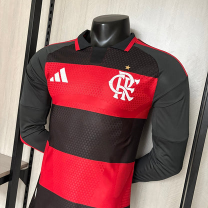 Camisa Flamengo Home 26/27 Manga Longa - Adidas Jogador Masculina