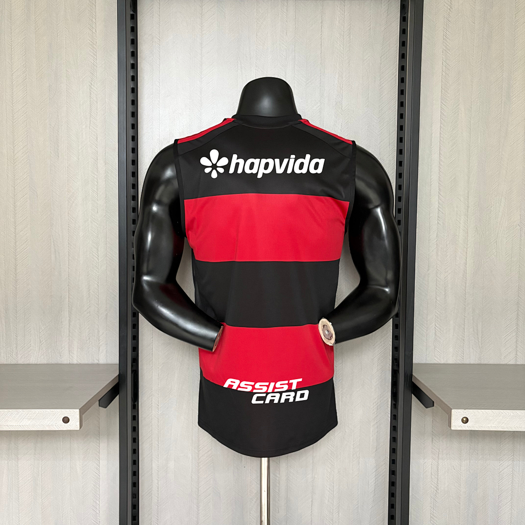 Camisa Flamengo Home Regata Com Patrocínios 26/27 - Adidas Torcedor Masculina