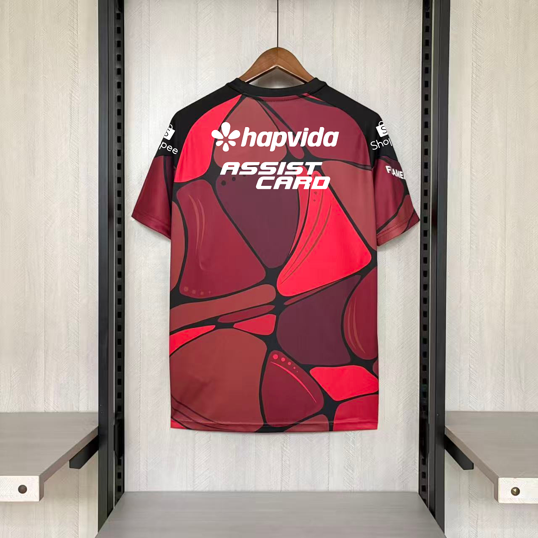 Camisa Flamengo Pré-Jogo Com Patrocínios 26/27 - Adidas Torcedor Masculina