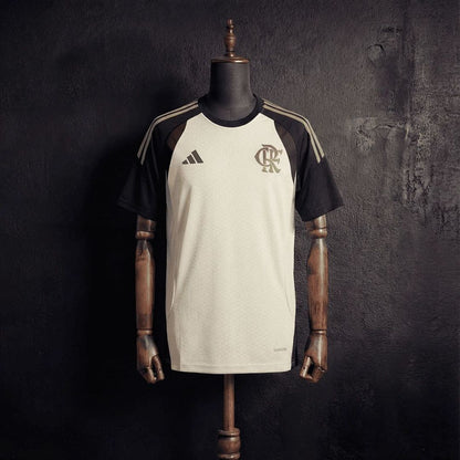 Camisa Flamengo Treino Bege 26/27 - Adidas Torcedor Masculina