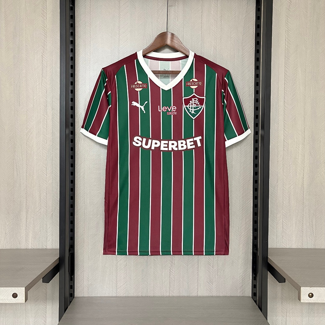 Camisa Fluminense Home Com Patrocínios 26/27 - Umbro Torcedor Masculina