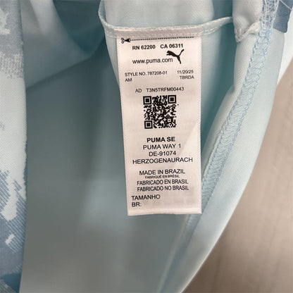 Camisa Palmeiras Azul Branca 26/27 - Puma Torcedor Masculina