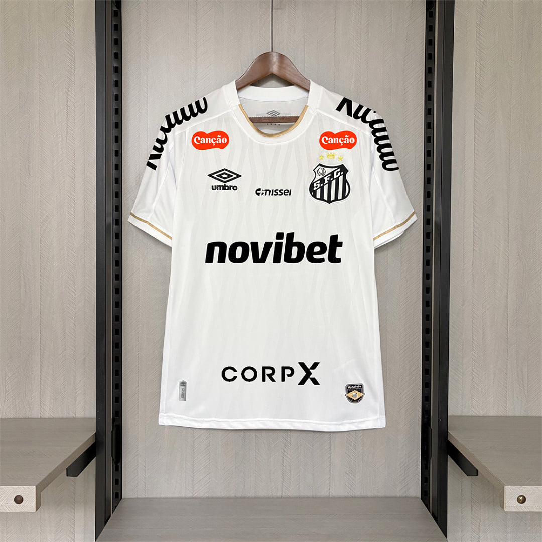 Camisa Santos Home Com Patrocínios 26/27 - Umbro Torcedor Masculina