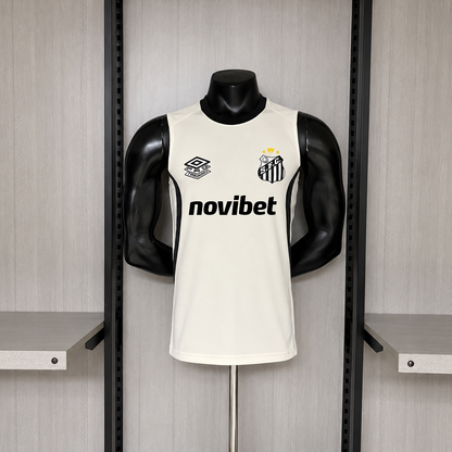 Camisa Santos Regata de Treino Com Patrocínios 26/27 - Umbro Torcedor Masculina