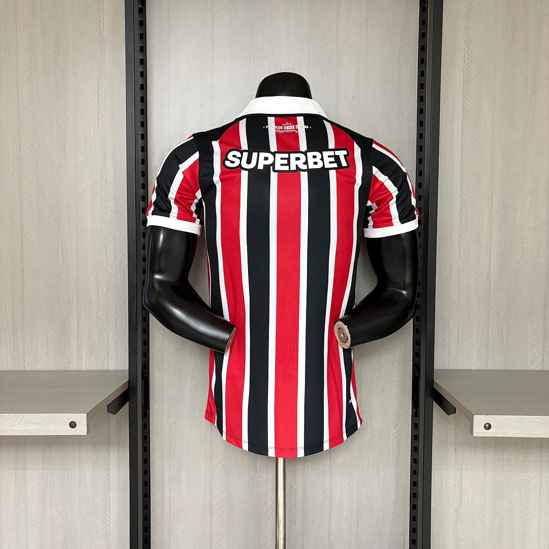 Camisa São Paulo Away Com Patrocínios 26/27 - New Balance Jogador Masculina