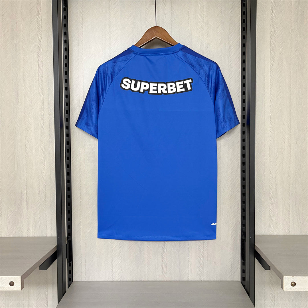 Camisa São Paulo Treino Azul 26/27 - New Balance Torcedor Masculina