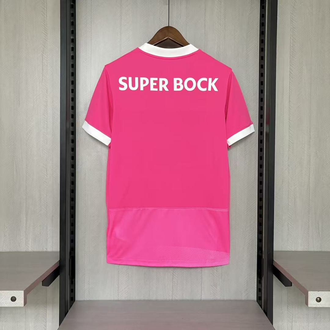 Camisa Sporting Rosa 26/27 - Nike Torcedor Masculina