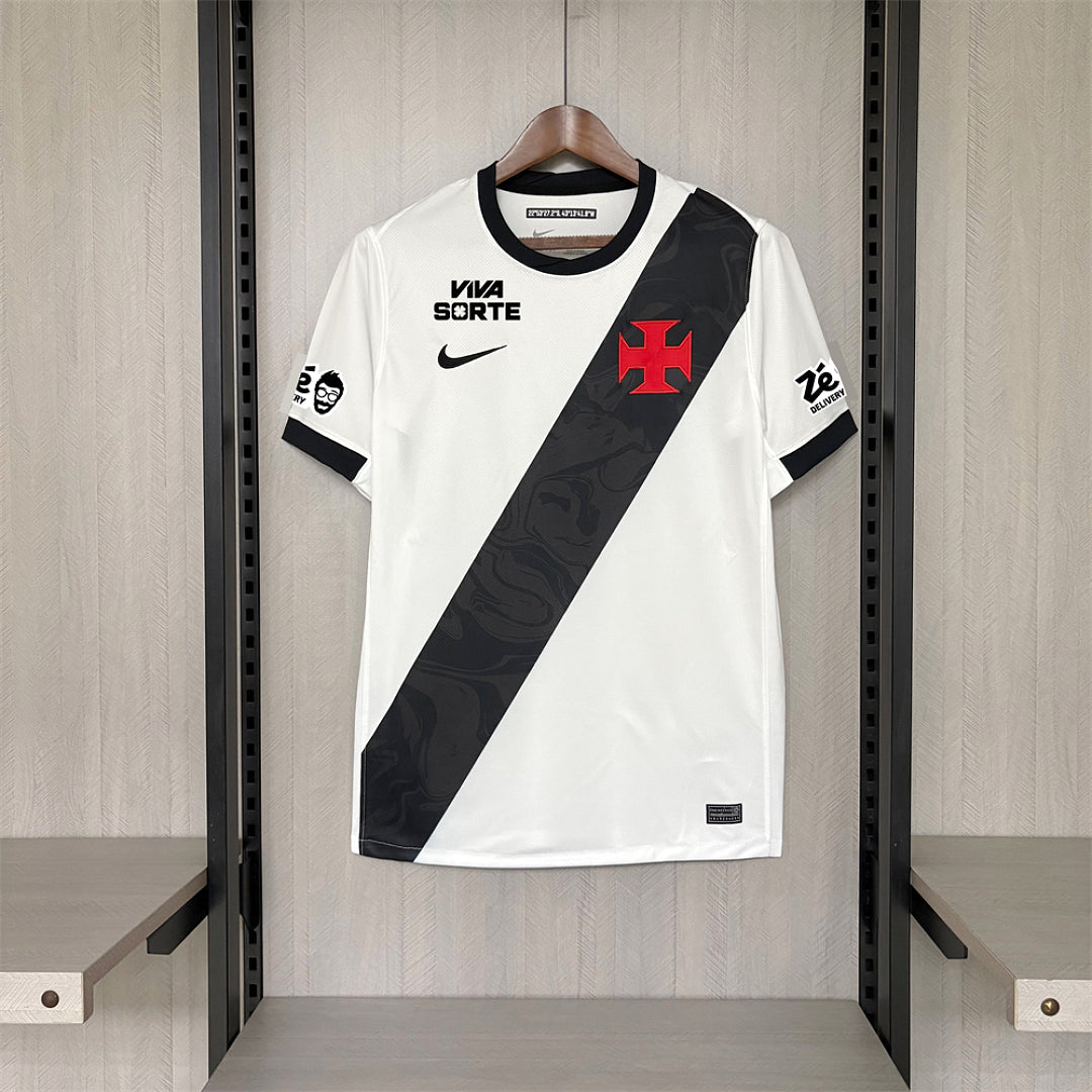 Camisa Vasco da Gama Away Com Patrocínios 26/27 - Kappa Torcedor Masculina