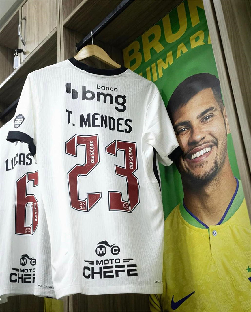 Camisa Vasco da Gama Away Com Patrocínios 26/27 - Kappa Torcedor Masculina