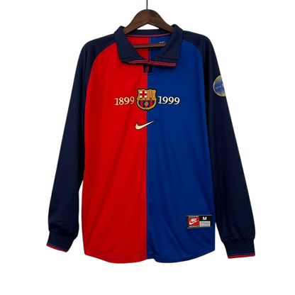 Camisa Retro Barcelona Nike Manga Longa 1998/99 Masculino