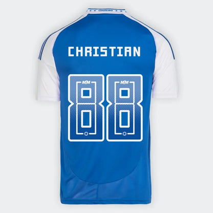 Camisa Cruzeiro Home 25/26 Christian N° 88