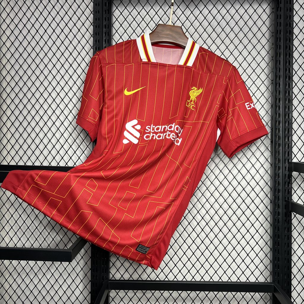 Camisa Liverpool Home 24/25 - Nike Torcedor Masculina - Lançamento
