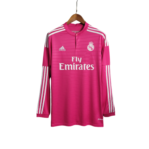 Camisa Real Madrid 14/15 Away Manga Longa - Retrô Masculina