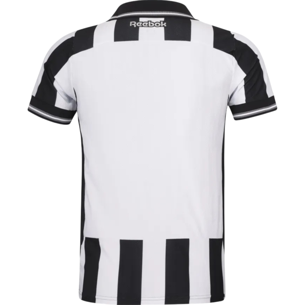 Camisa Botafogo Home 25/26 - Torcedor Reebok Masculino - Preto e Branco