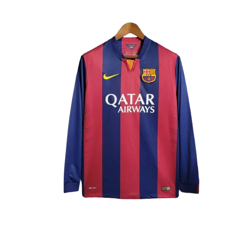 Camisa Retro Barcelona Nike Manga Longa 2014/15 Masculino